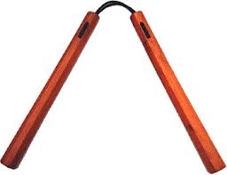 Le Nunchaku : arme traditionnelle.